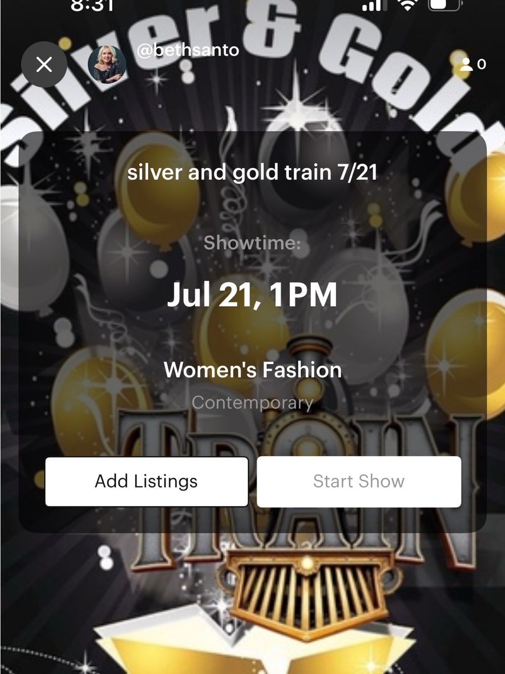 Silver and gold train 7/21 Tue 1 pm eastern b